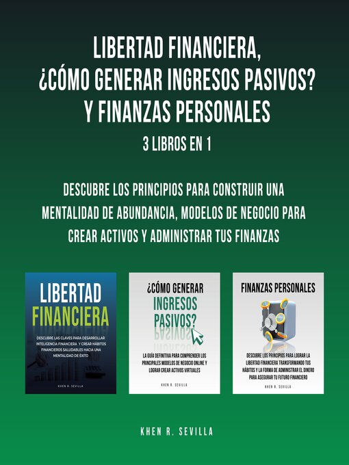 Cover image for Libertad Financiera, ¿Cómo Generar Ingresos Pasivos? Y Finanzas Personales